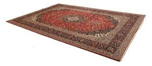 Tappeto Ardakan Medaglione Floreale Rosso Blu Scuro 245x355 Cm