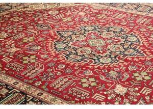 Tappeto Tabriz Stilizzato Rosso Avorio 248x337 Cm