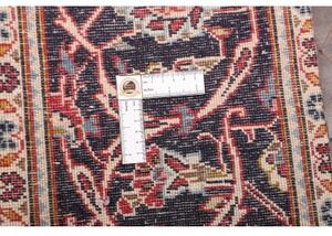 Tappeto Ardakan Medaglione Floreale Rosso Blu Scuro 306x427 Cm