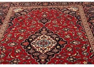 Tappeto Ardakan Medaglione Floreale Rosso Blu Scuro 192x295 Cm