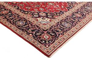 Tappeto Ardakan Medaglione Floreale Rosso Blu Scuro 192x295 Cm