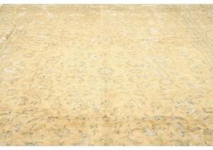 Tappeto Vintage Floreale Ocra Beige 285x405 Cm