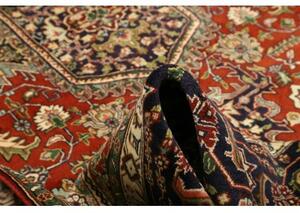 Tappeto Tabriz Stilizzato Rosso Mattone Blu Scuro 250x340 Cm