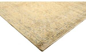 Tappeto Vintage Floreale Ocra Beige 285x405 Cm