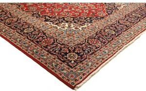 Tappeto Ardakan Medaglione Floreale Rosso Blu Scuro 245x355 Cm