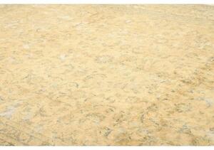 Tappeto Vintage Floreale Ocra Beige 285x405 Cm
