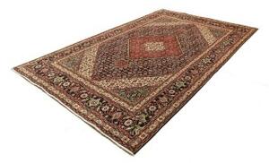 Tappeto Tabriz Stilizzato Blu Scuro Rosso 200x303 Cm