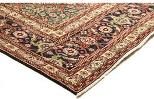 Tappeto Tabriz Stilizzato Blu Scuro Rosso 200x303 Cm