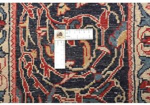 Tappeto Tabriz Stilizzato Rosso Mattone Blu Scuro 250x340 Cm