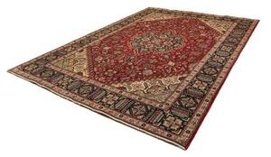Tappeto Tabriz Stilizzato Rosso Avorio 248x337 Cm