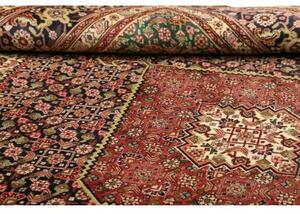 Tappeto Tabriz Stilizzato Blu Scuro Rosso 200x303 Cm