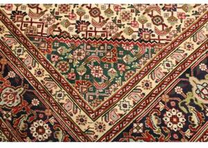 Tappeto Tabriz Stilizzato Blu Scuro Rosso 200x303 Cm