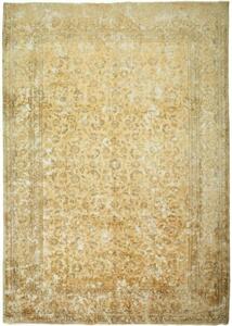 Tappeto Vintage Floreale Ocra Beige 285x405 Cm