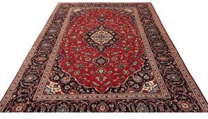 Tappeto Ardakan Medaglione Floreale Rosso Blu Scuro 192x295 Cm