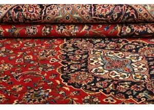 Tappeto Ardakan Medaglione Floreale Rosso Blu Scuro 245x355 Cm