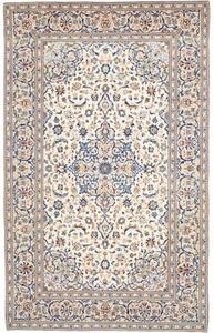 Tappeto Kashan Medaglione Floreale Avorio Blu 200x315 Cm