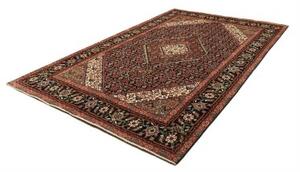Tappeto Tabriz Stilizzato Blu Scuro Rosso Mattone 200x308 Cm
