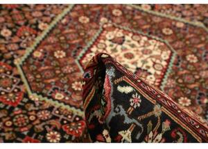 Tappeto Tabriz Stilizzato Blu Scuro Rosso Mattone 200x308 Cm