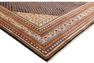 Tappeto Sarough Stilizzato Blu Scuro Avorio 285x340 Cm
