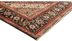 Tappeto Tabriz Stilizzato Blu Scuro Rosso Mattone 200x308 Cm