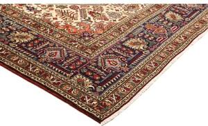 Tappeto Tabriz Stilizzato Rosso Blu Notte 248x343 Cm