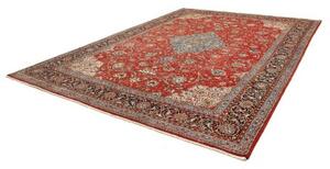 Tappeto Sarough Medaglione Floreale Rosso Blu 280x365 Cm