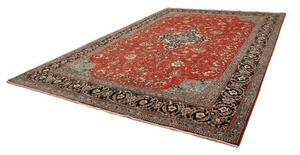 Tappeto Sarough Medaglione Floreale Rosso Mattone Blu Scuro 265x385 Cm