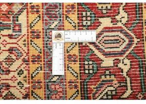 Tappeto Ardabil Stilizzato Rosso Blu Scuro 195x275 Cm