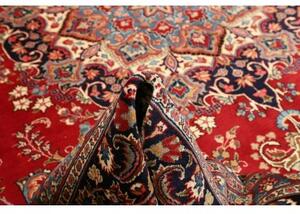 Tappeto Sabzevar Medaglione Floreale Rosso Blu 290x390 Cm