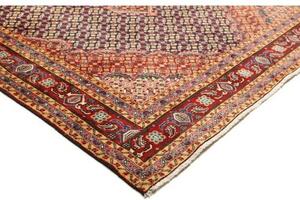 Tappeto Ardabil Stilizzato Rosso Blu Scuro 195x275 Cm