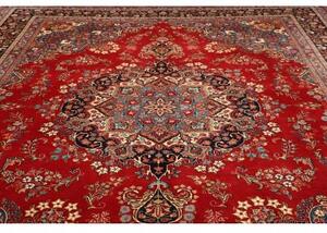Tappeto Sabzevar Medaglione Floreale Rosso Blu 290x390 Cm