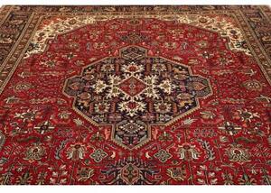 Tappeto Tabriz Stilizzato Rosso Blu Notte 248x343 Cm