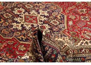 Tappeto Tabriz Stilizzato Rosso Blu Notte 248x343 Cm