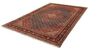 Tappeto Ardabil Stilizzato Rosso Blu Scuro 195x275 Cm