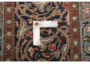 Tappeto Sabzevar Medaglione Floreale Rosso Blu 290x390 Cm