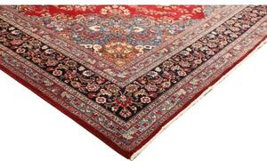 Tappeto Sabzevar Medaglione Floreale Rosso Blu 290x390 Cm