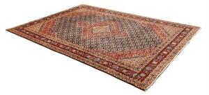 Tappeto Ardabil Stilizzato Rosso Blu Scuro 195x275 Cm