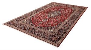 Tappeto Ardakan Medaglione Floreale Rosso Blu Scuro 200x303 Cm