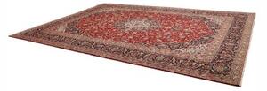Tappeto Ardakan Medaglione Floreale Rosso Blu Scuro 306x427 Cm