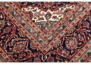 Tappeto Ardakan Medaglione Floreale Rosso Blu Scuro 295x408 Cm