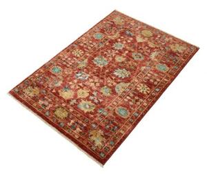 Tappeto Zigler Fine Stilizzato Rosso Ruggine Azzurro 80x114 Cm