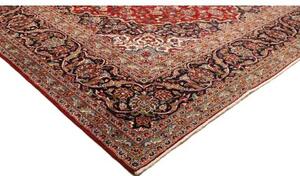 Tappeto Ardakan Medaglione Floreale Rosso Blu Scuro 306x427 Cm