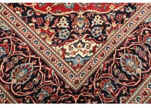 Tappeto Ardakan Medaglione Floreale Rosso Blu Scuro 195x300 Cm