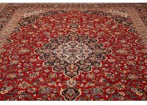 Tappeto Ardakan Medaglione Floreale Rosso Blu Scuro 306x427 Cm