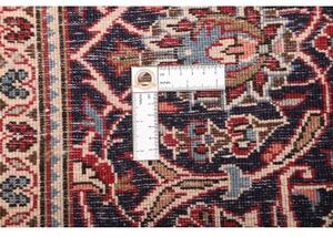 Tappeto Ardakan Medaglione Floreale Rosso Blu Scuro 200x303 Cm