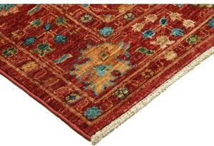 Tappeto Zigler Fine Stilizzato Rosso Ruggine Azzurro 80x114 Cm