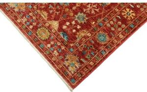 Tappeto Zigler Fine Stilizzato Rosso Ruggine Azzurro 80x114 Cm