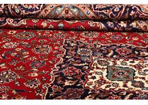 Tappeto Ardakan Medaglione Floreale Rosso Blu Scuro 295x408 Cm