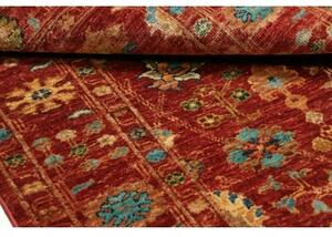 Tappeto Zigler Fine Stilizzato Rosso Ruggine Azzurro 80x114 Cm