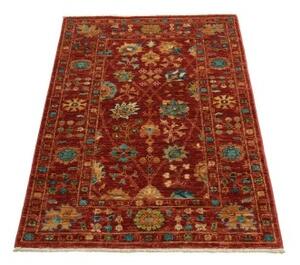 Tappeto Zigler Fine Stilizzato Rosso Ruggine Azzurro 80x114 Cm